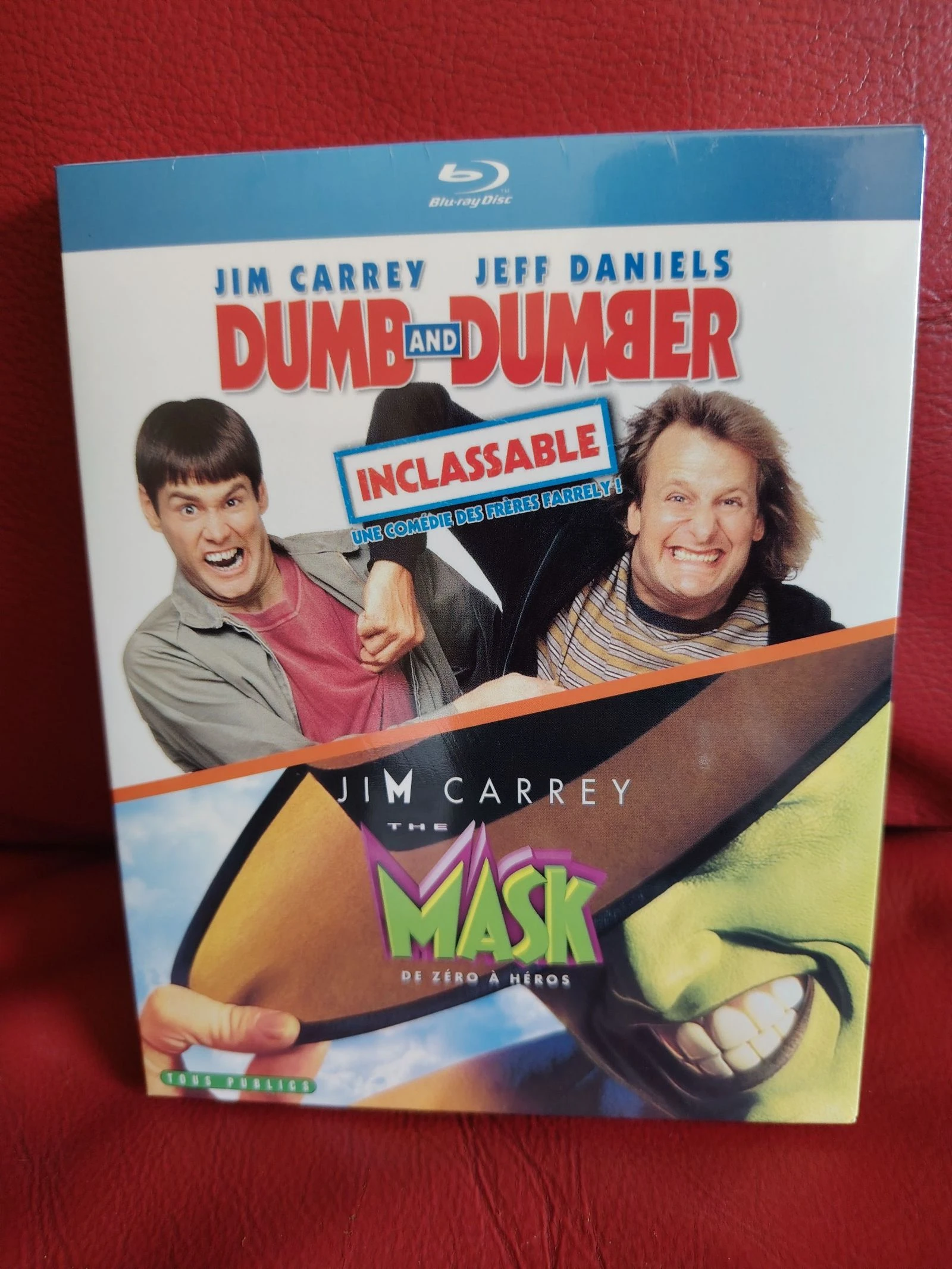 Coffret the mask et dumb et dumber blu ray
